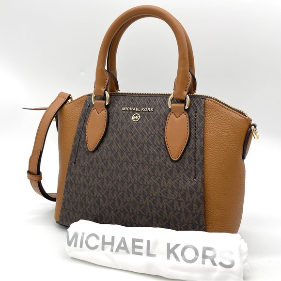 Michael Kors Medium Sienna Messenger Satchel Crossbody Bag - Picture 3 of 9